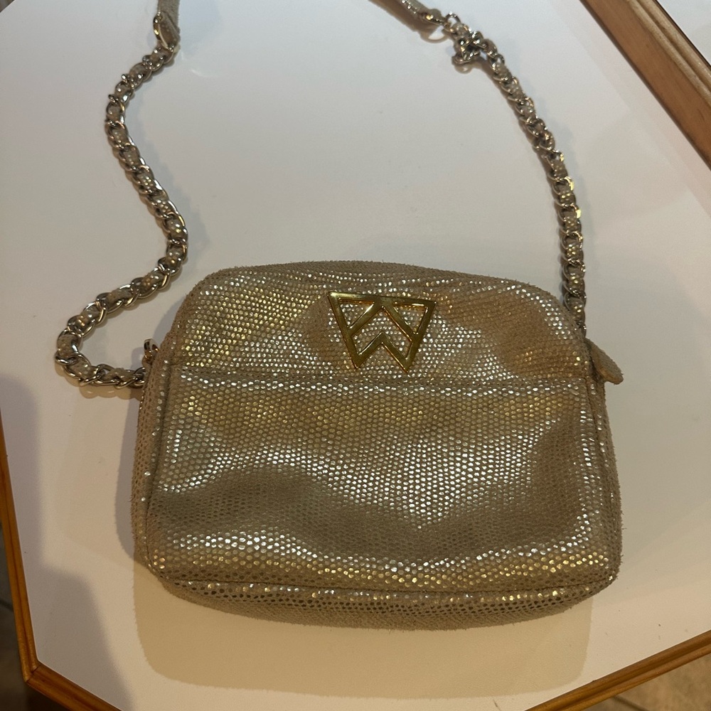 Elegant Gold Chain Shoulder Bag
